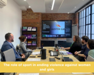 The NI Sport and Human Rights Forum explored the role of sport in ending violence against women and girls. Thank you to our brilliant presenters from White Ribbon NI, Northern Ireland Human Rights Commission, Larne Football Club, and Ulster GAA, and to all attendees for listening and taking part in the meeting.
